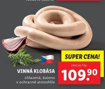 Lidl Vinná klobása nabídka