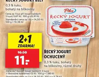 Lidl Řecký jogurt nabídka