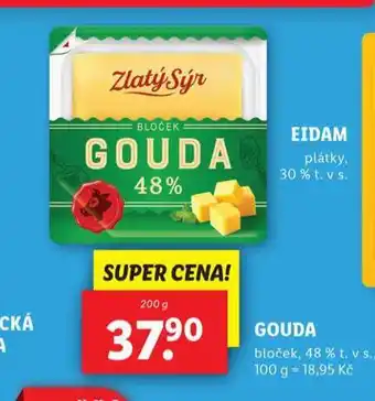 Lidl Gouda nabídka