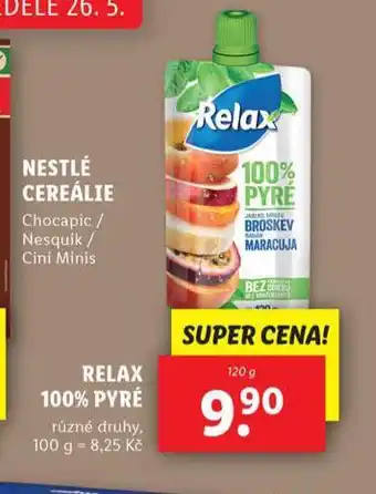 Lidl Relax 100% pyré nabídka