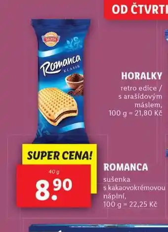 Lidl Romanca nabídka