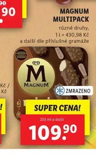 Lidl Zmrzlina magnum nabídka