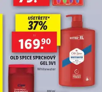 Lidl Old spice sprchový gel nabídka