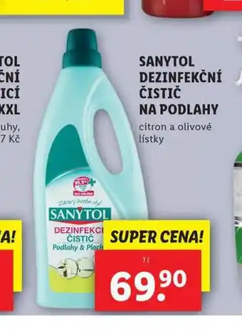 Lidl Sanytol dezinfekce nabídka