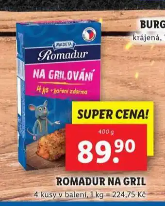 Lidl Romadur na gril nabídka