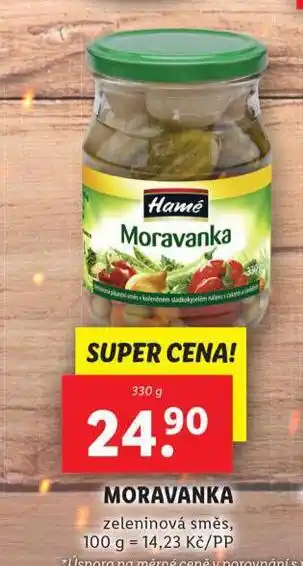 Lidl Moravanka nabídka