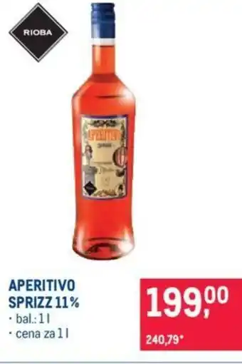 Makro APERITIVO SPRIZZ 11% nabídka