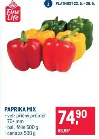 Makro PAPRIKA MIX nabídka