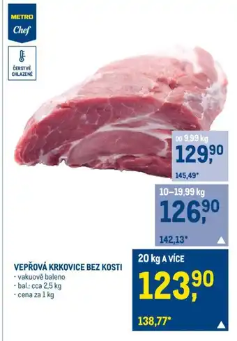 Makro VEPŘOVÁ KRKOVICE BEZ KOSTI nabídka