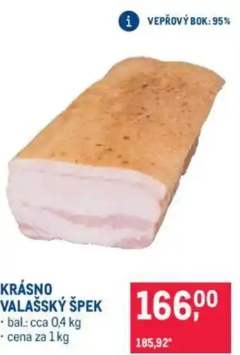 Makro KRÁSNO VALAŠSKÝ ŠPEK nabídka