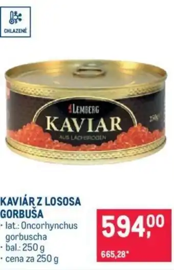 Makro KAVIÁR Z LOSOSA GORBUŠA nabídka