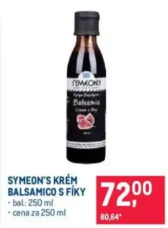 Makro SYMEON'S KRÉM BALSAMICO S FÍKY nabídka