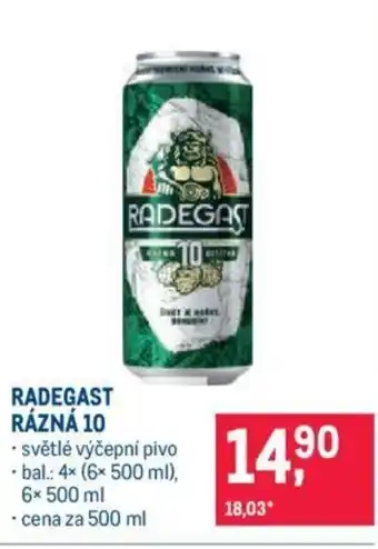 Makro RADEGAST RÁZNÁ 10 nabídka