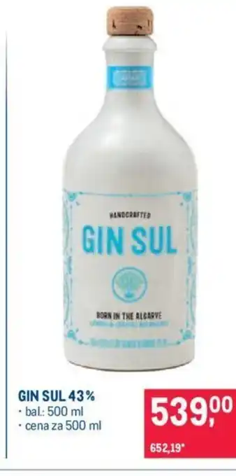 Makro GIN SUL 43% nabídka