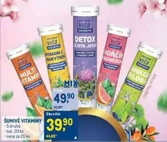 Makro ŠUMIVÉ VITAMINY nabídka