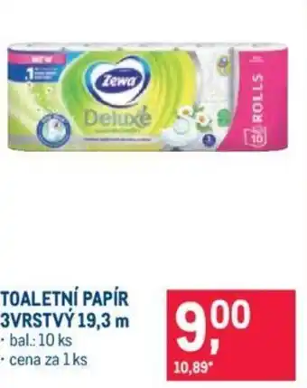 Makro TOALETNÍ PAPÍR 3VRSTVÝ 19,3 m nabídka