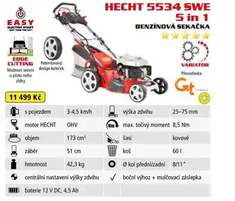 Hecht HECHT 5534 SWE 5 in 1 BENZÍNOVÁ SEKAČKA nabídka