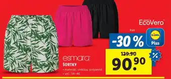 Lidl Šortky nabídka
