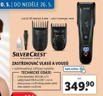 Lidl Zastřihovač vlasů a vousů nabídka