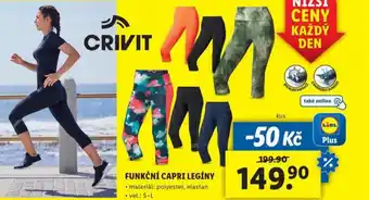 Lidl Funkční capri legíny nabídka