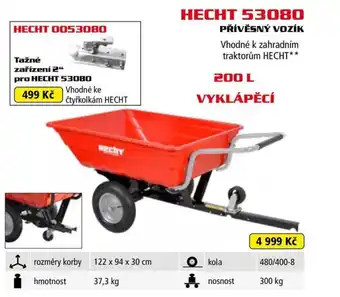 Hecht HECHT 53080 PŘÍVĚSNÝ VOZÍK nabídka