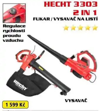 Hecht HECHT 3303 2 IN 1 FUKAR / VYSAVAČ NA LISTÍ nabídka