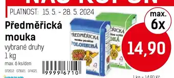 Konzum Předměřická mouka nabídka