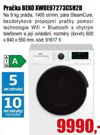 EVA Pračka BEKO XWUE97273CSH2B nabídka