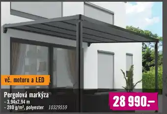 Hornbach Pergolová markýza nabídka