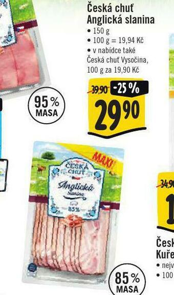 Jip Anglická slanina nabídka