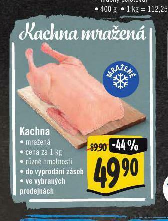 Jip Kachna mražená nabídka