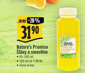 Jip Šťávy a smoothie nabídka