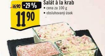 Jip Salát á la krab nabídka