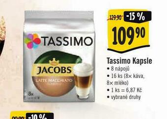 Jip Tassimo kapsle nabídka
