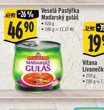 Jip Veselá pastýřka maďarský guláš nabídka