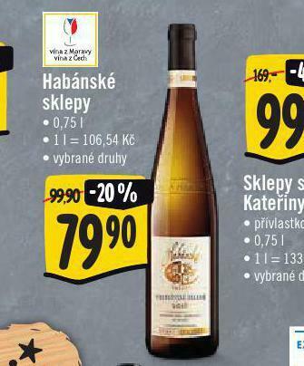 Jip Habánské sklepy nabídka