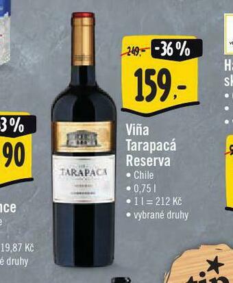 Jip Vina tarapacá reserva nabídka