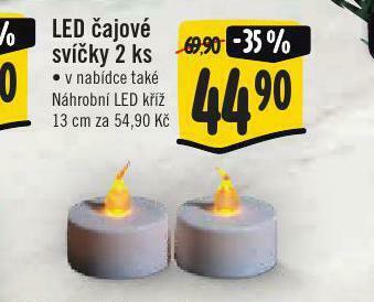Led svíčky čajové