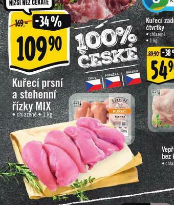 Albert Kuřecí prsní a stehenní řízky nabídka