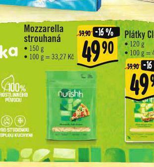 Albert Mozzarella strouhaná nabídka