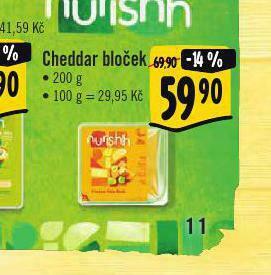 Albert Cheddar bloček nabídka