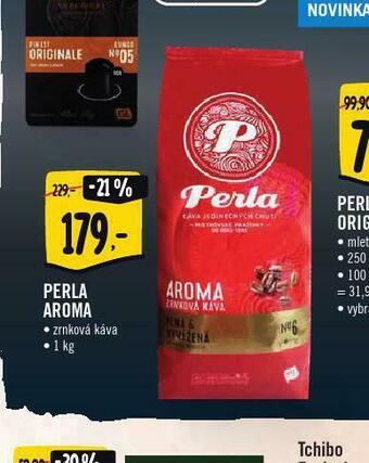 Albert Perla aroma zrnková káva nabídka
