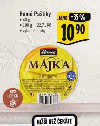 Albert Hamé paštiky nabídka