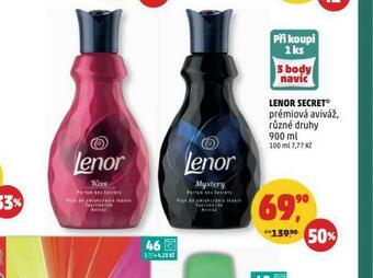 Penny Market Lenor secret aviváž nabídka