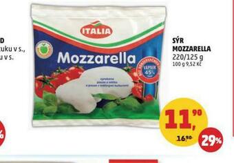 Penny Market Sýr mozzarella nabídka