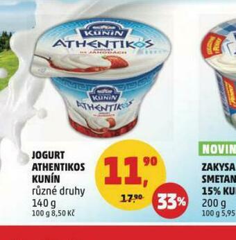 Penny Market Jogurt anthentikos kunín nabídka