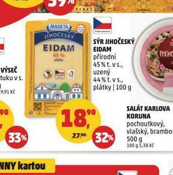 Penny Market Sýr jihočeský eidam nabídka