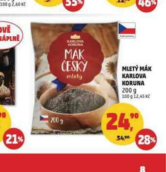 Penny Market Mák mletý karlova koruna nabídka