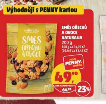 Penny Market Směs ořechů a ovoce naturalia nabídka