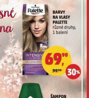 Penny Market Palette barvy na vlasy nabídka